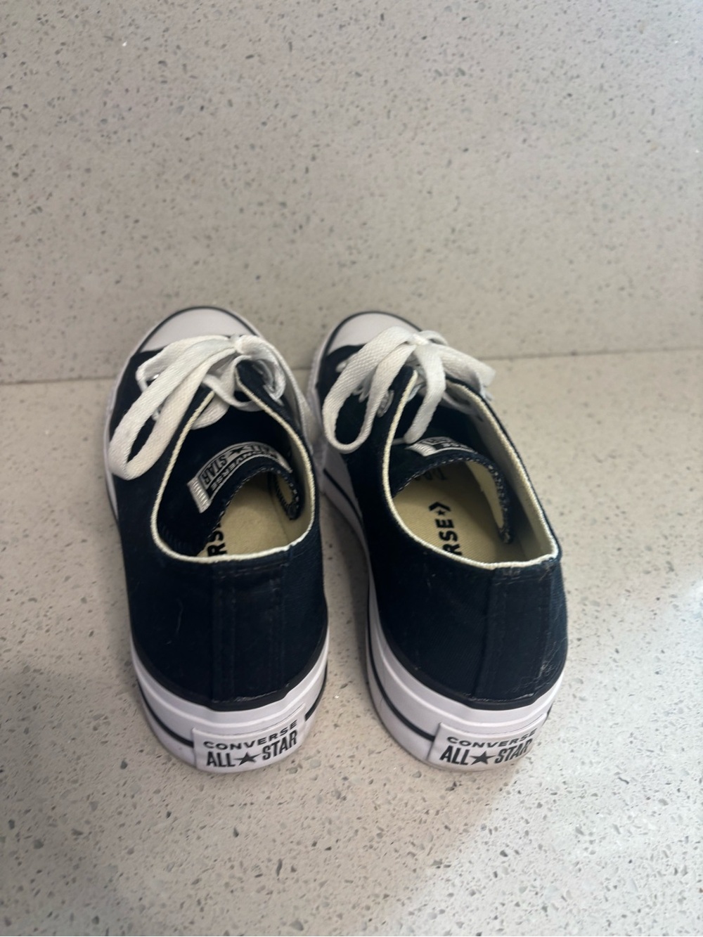 Womens size 6.5 converse platform shoes, #P1343 - Picture 4 of 7